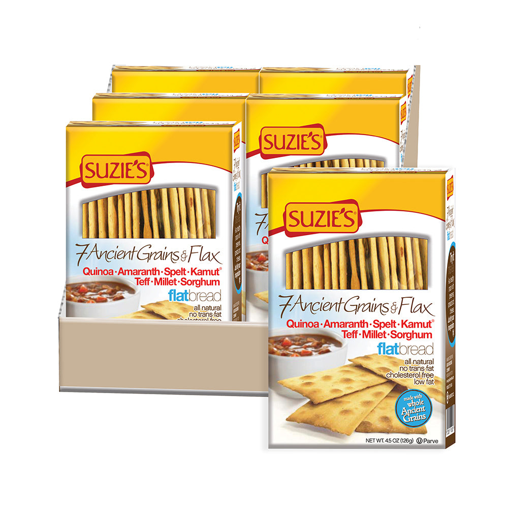 7 Ancient Grain Flatbreads Suzies Brand